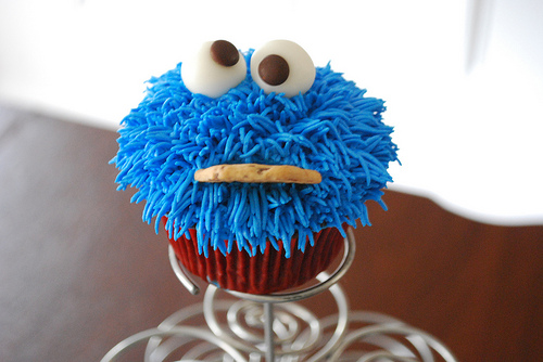 Monstruo de las galletas de The cupcake blog