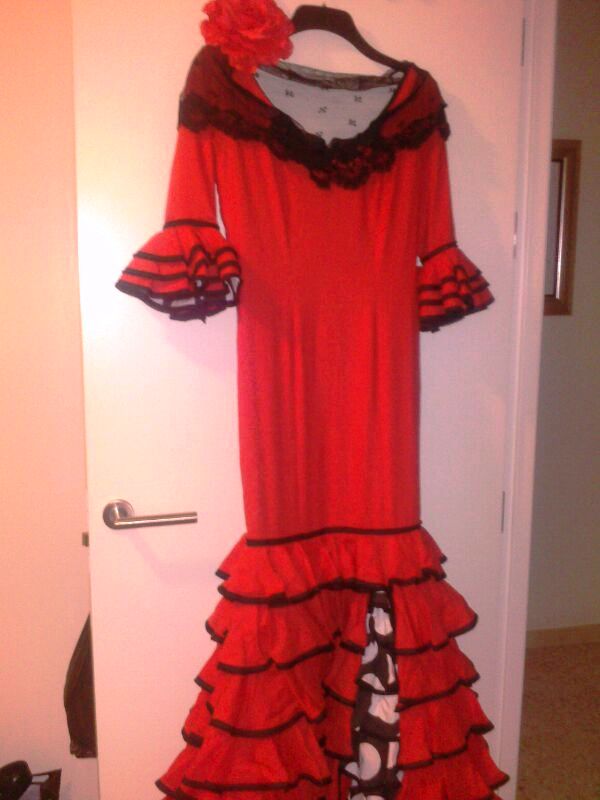 Mi traje de flamenca para la Feria de Abril de 2013